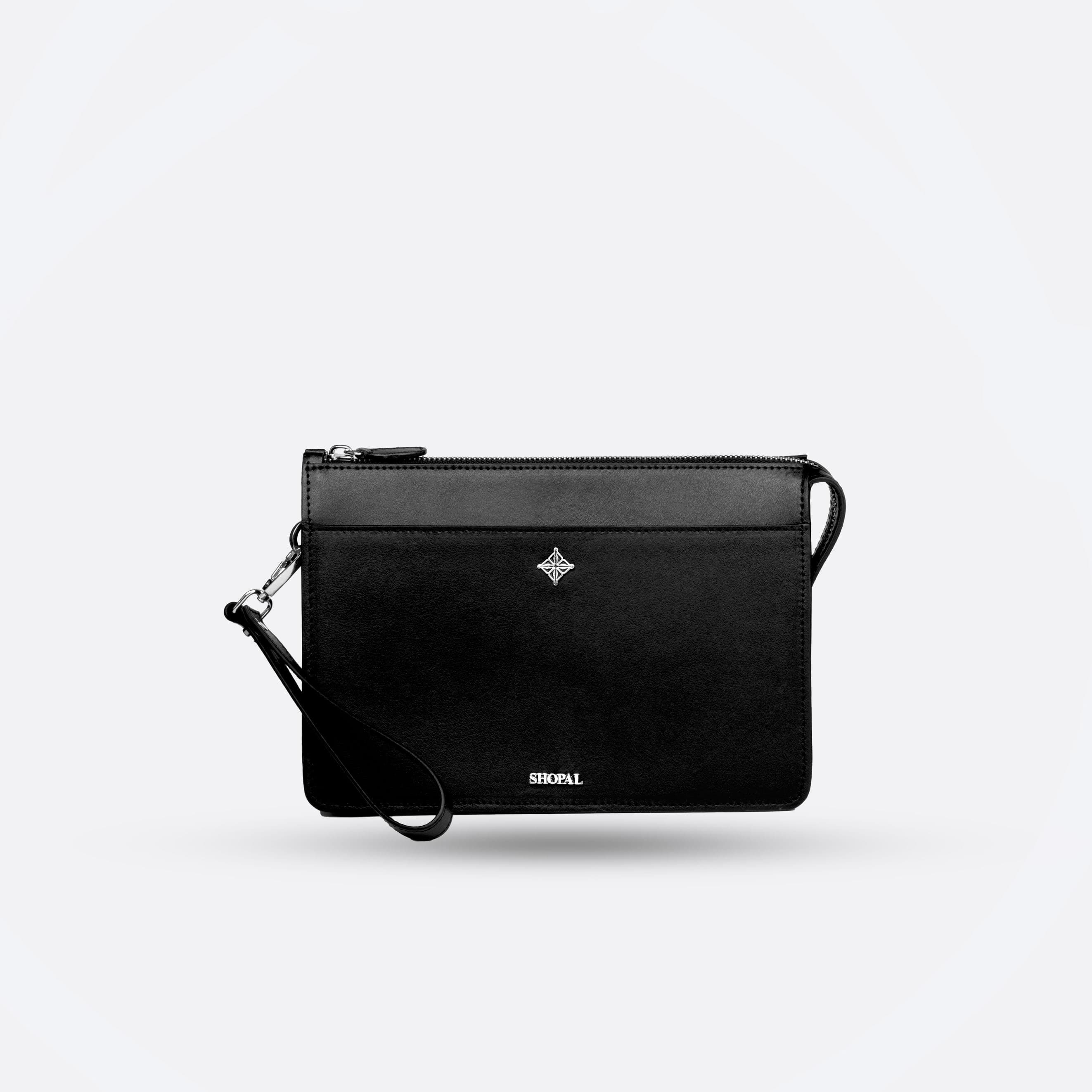 Sac compact en cuir 