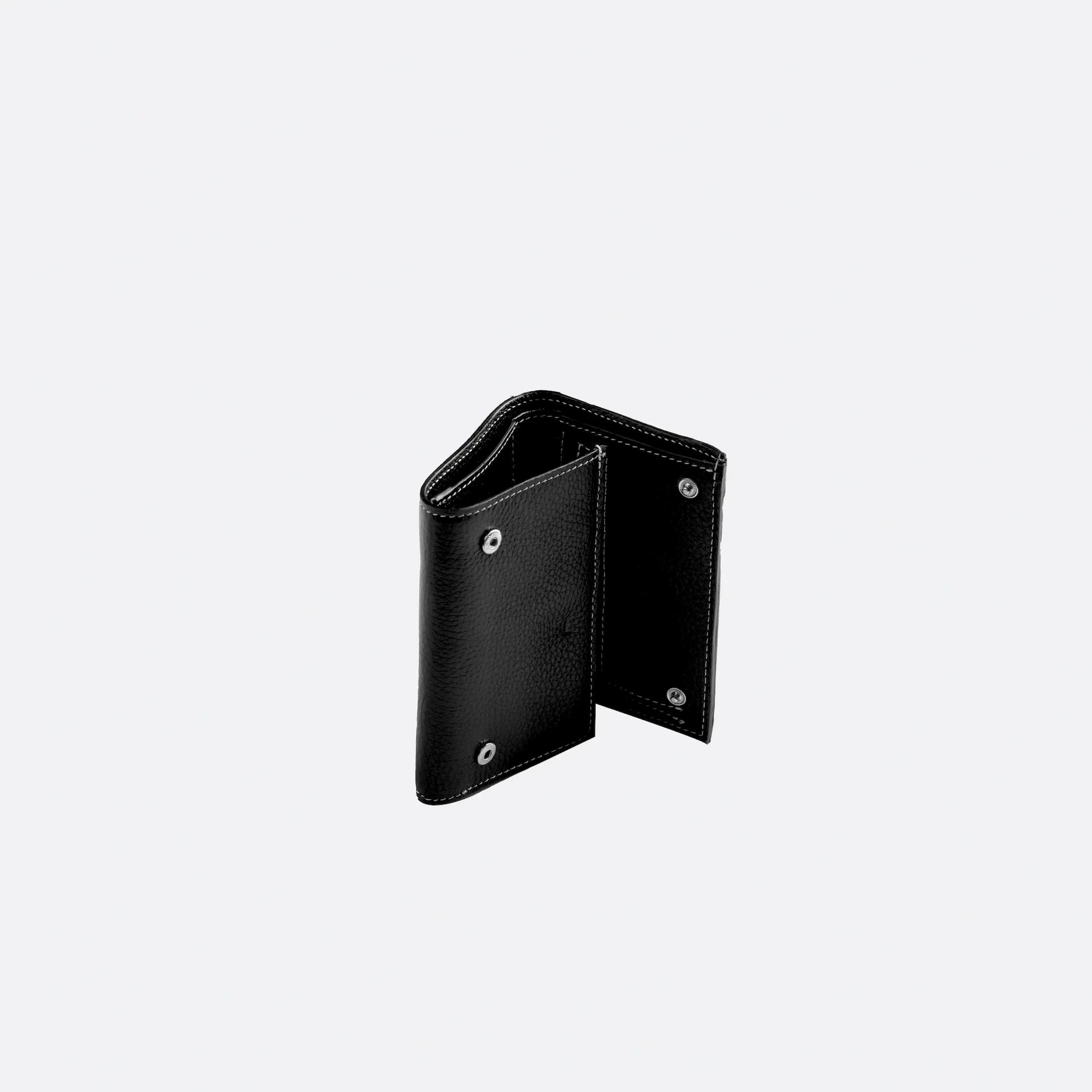 Portefeuille compact en cuir  - Image 3